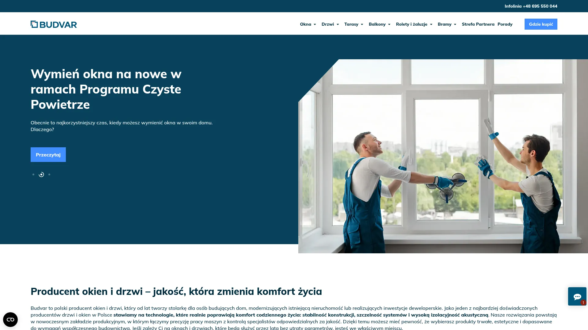 Screenshot of www.budvarcentrum.pl