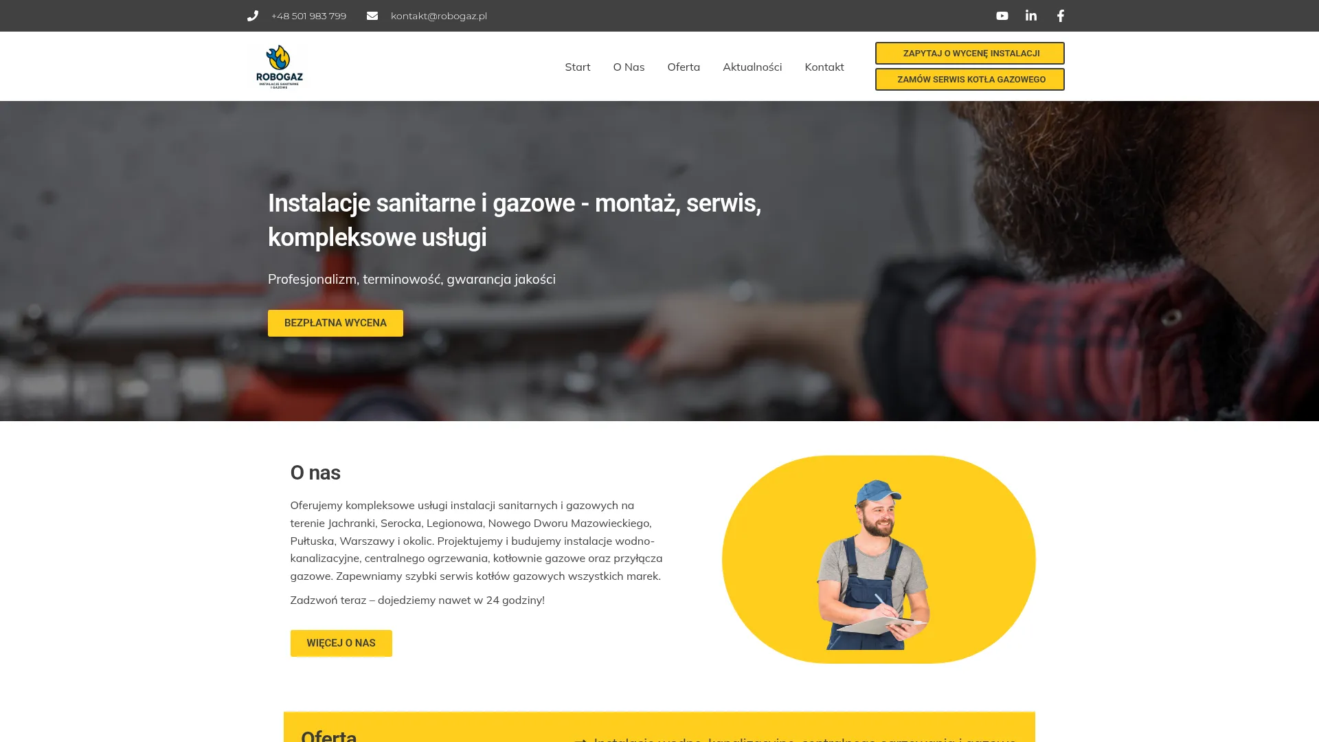 Screenshot of robogaz.pl