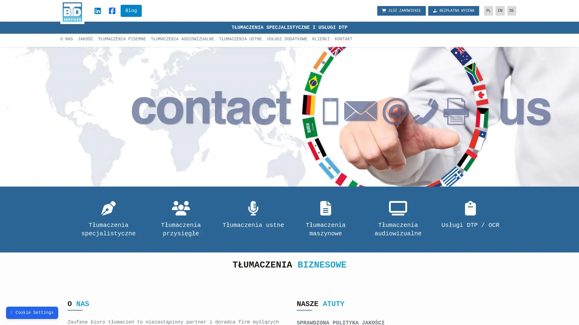 Screenshot of btdservices.pl